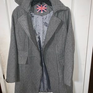 Gray coat